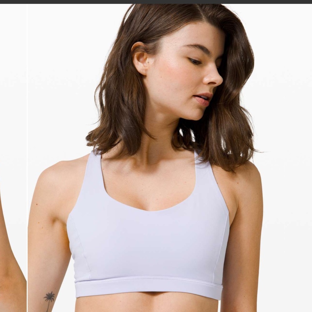 Lululemon Free To Be Serene Bra in Serene Blue - size 4